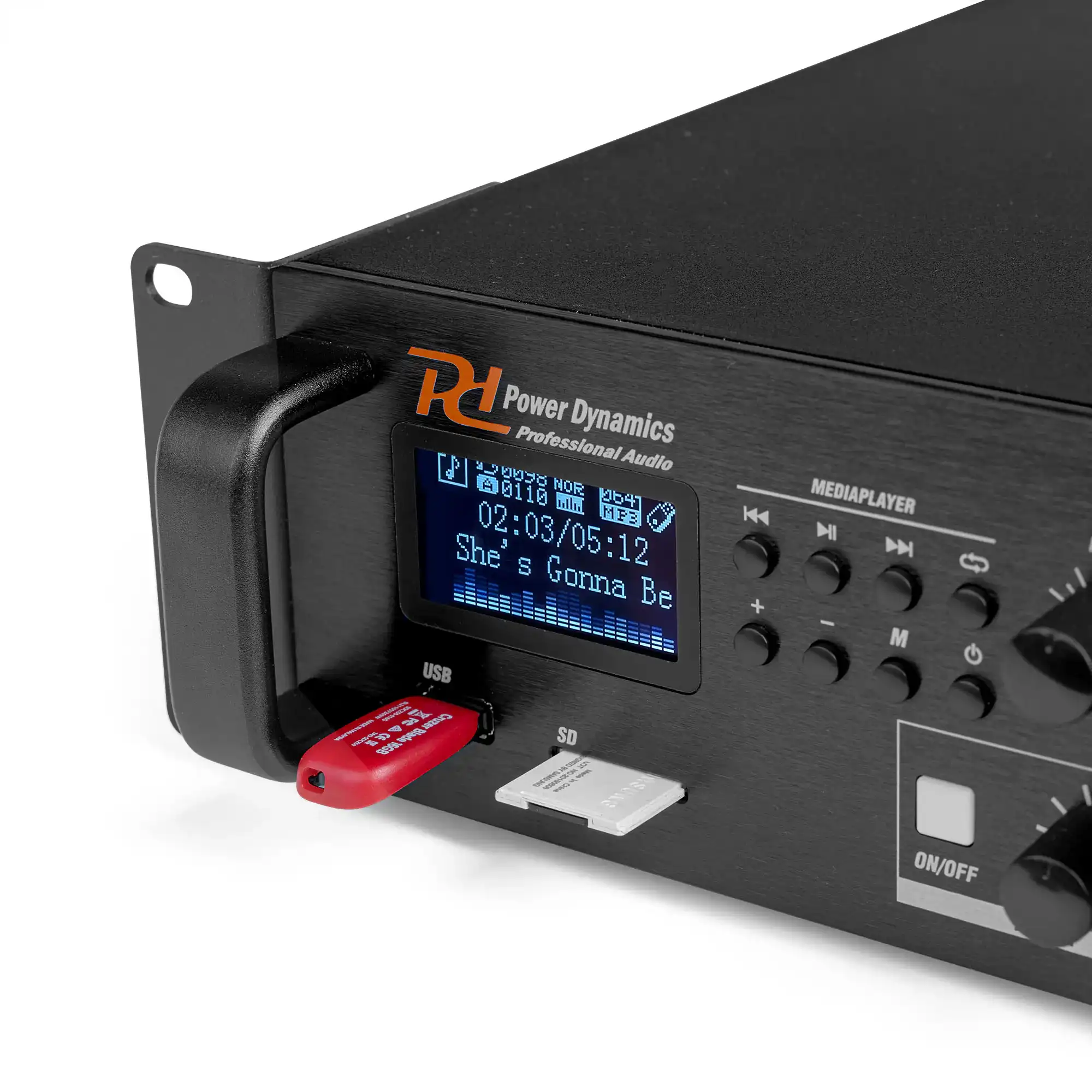 Amplificateur Power Dynamics PPA50 - 50W Avec Bluetooth Pour Magasins Et Restaurants