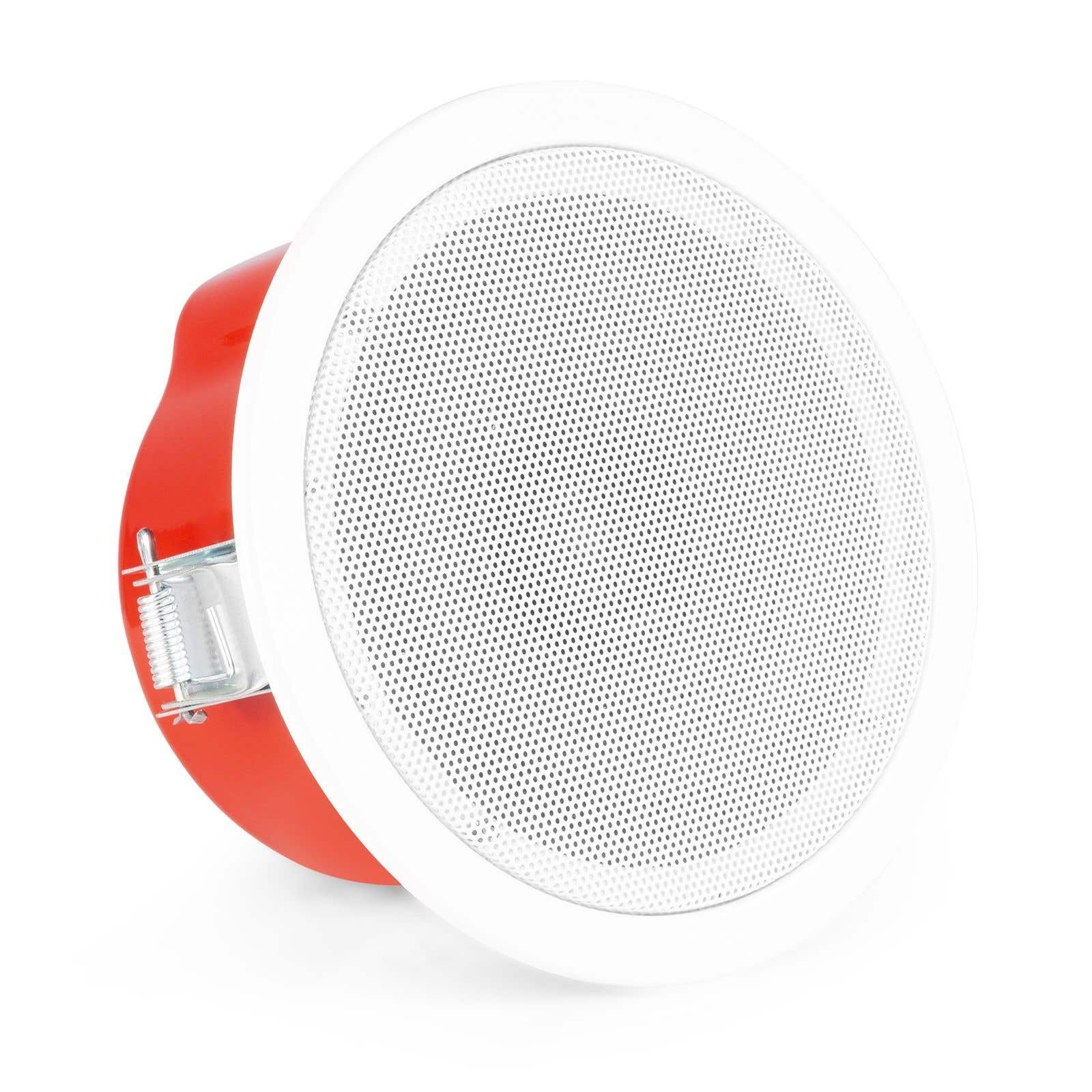 Power Dynamics CSF5 - Enceinte Plafond avec Grille de Protection 100V - Blanc