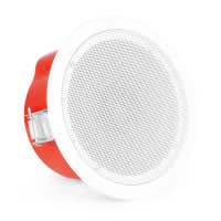 Power Dynamics CSF6 - Enceinte Plafond avec Grille de Protection 100V - Blanc. Disponible chez Sono Matériel - Vue 1