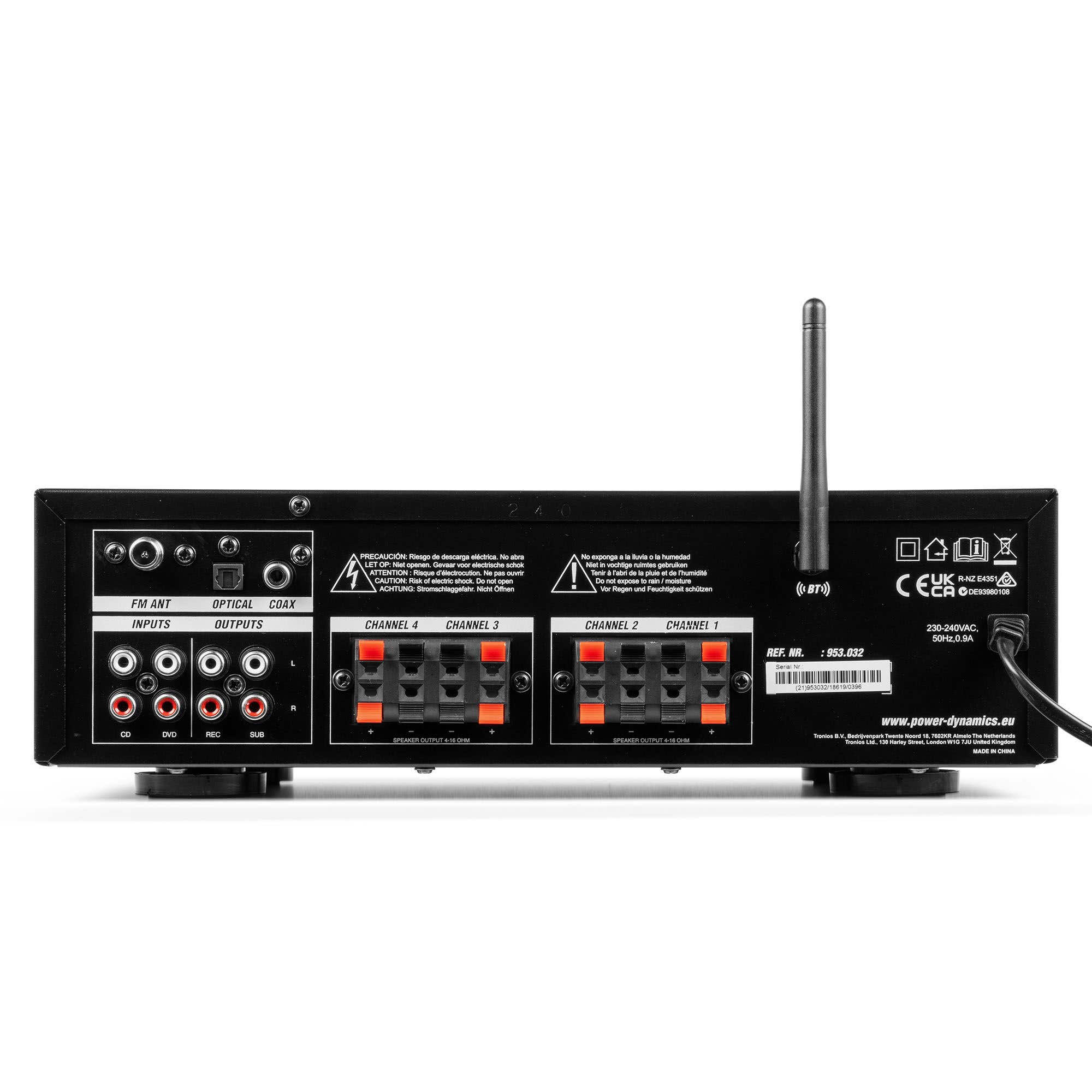 Kit Sonorisation 4 Zones Bluetooth 400W - 8 Enceintes + Ampli Pour Restaurant, Maison, Jardin