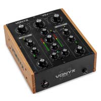 Vonyx VDJ250 - Table de Mixage DJ Rotative 2 Canaux avec EQ 2 Bandes . Disponible chez Sono Matériel - Vue 1