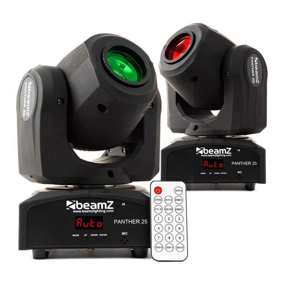 BeamZ Panther 25 - Lyre Spot LED 12W - Pack de 2