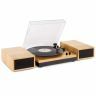 Fenton RP165L Platine Vinyle Bluetooth avec 2 Enceintes - Bois Clair