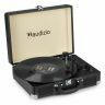 Audizio RP114BK - Platine Vinyle Rétro avec Haut-Parleurs Intégrés - Noir