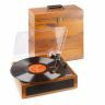 Fenton RP170L Platine Vinyle Bluetooth avec Valise de Rangement - Bois Clair