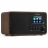 Audizio Avio - Radio DAB+, FM avec Bluetooth 5.0 - Noyer, Écran 2,4 Pouces 