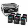 BeamZ BBP62 Pack de 6 Projecteurs PAR Uplight sur Batterie Longue Durée IP65 avec Flightcase