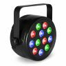 Fuzzix PLF12 Projecteur Party Par RGB DMX - 12 LEDs de 2 Watts avec Télécommande 