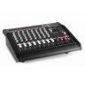 Vonyx AM8A - Console de Mixage avec Amplificateur 1000 Watts, BT/MP3/USB/SD