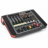 Power Dynamics PDM-M404A - Console de Mixage Amplifiée 4 Canaux, 2x 200W RMS, USB, Bluetooth