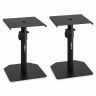 Vonyx SMS10 Set de Pied de Table pour Moniteur Studio