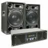 MAX Dark Night 12 Pouces - Kit Sono DJ - Système de Sonorisation - 1400W Max