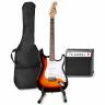 Max GigKit - Guitare Électrique Pack Débutant Ampli 40 Watts et Stand - Sunburst