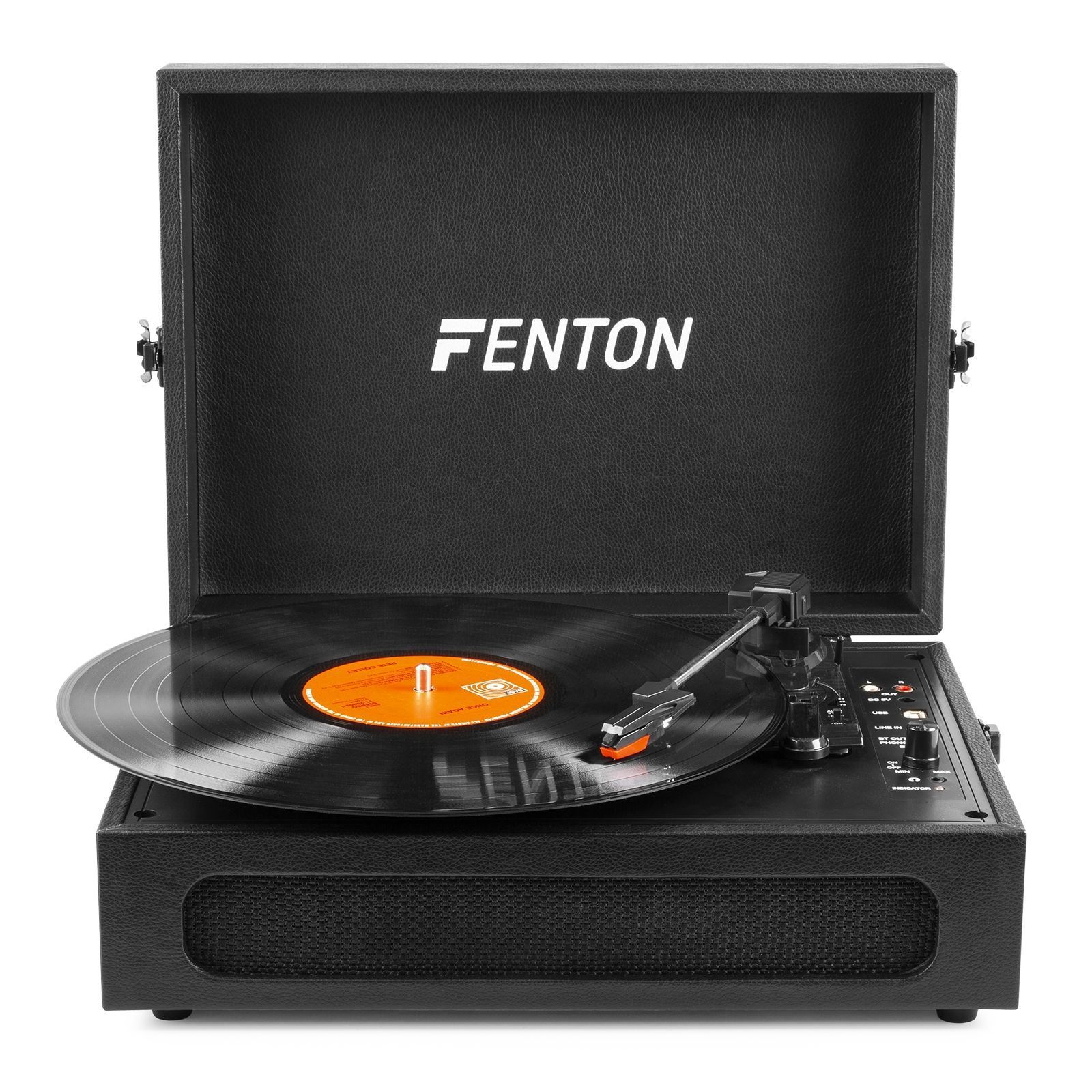 Fenton RP180 Platine Vinyle Lecteur CD Design Retro - Bois foncé