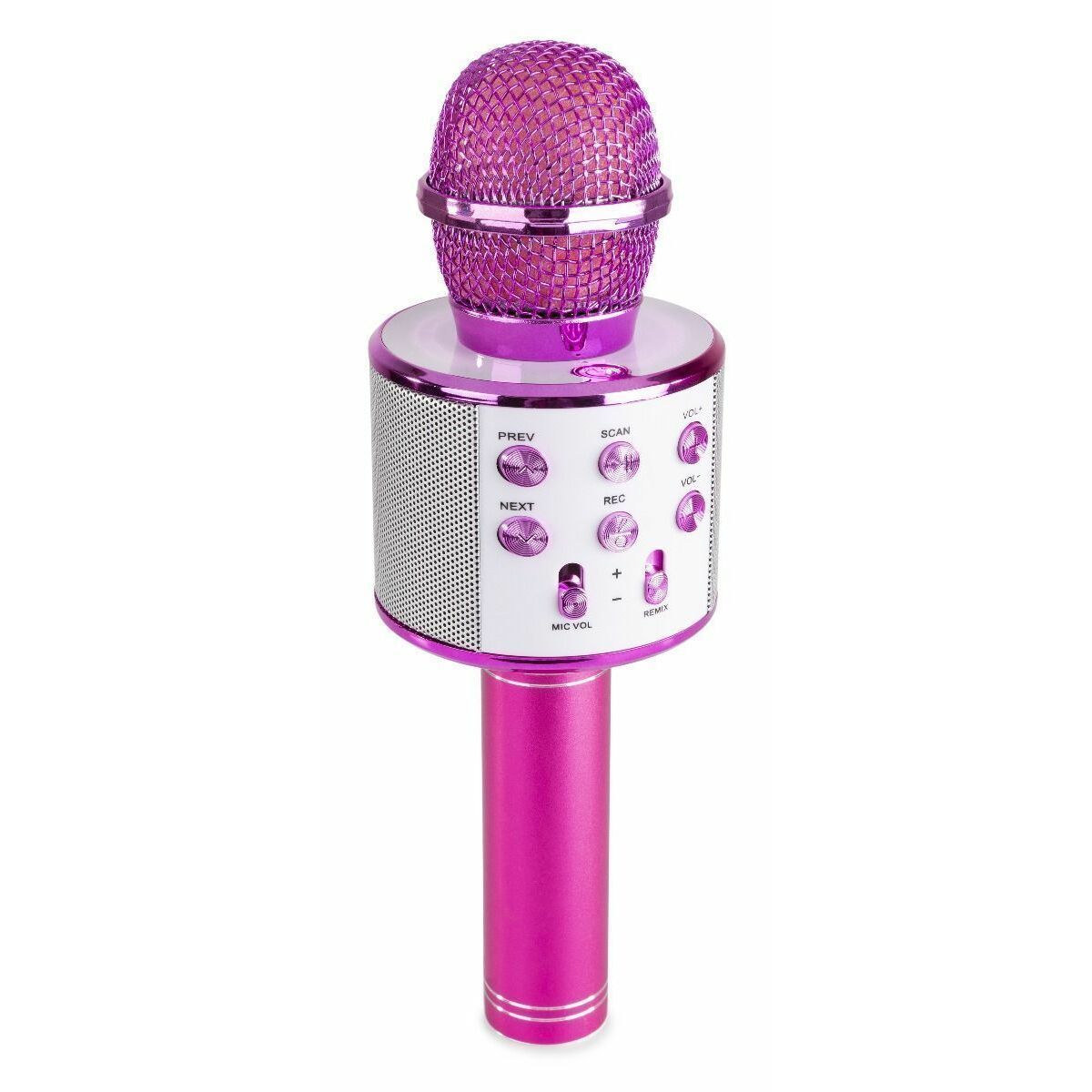 Karaoke Micro sans Fil avec Haut-Parleur Bluetooth, Bouton Selfie,  Enregistreur Vocal et Carte SD, Effets Vocaux et Echo, Télécommande, pour  Enfants