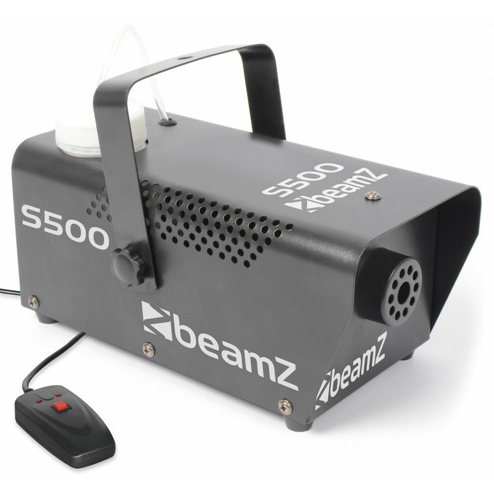 BeamZ S500 Machine à fumée Compacte et Portable, 500 Watts