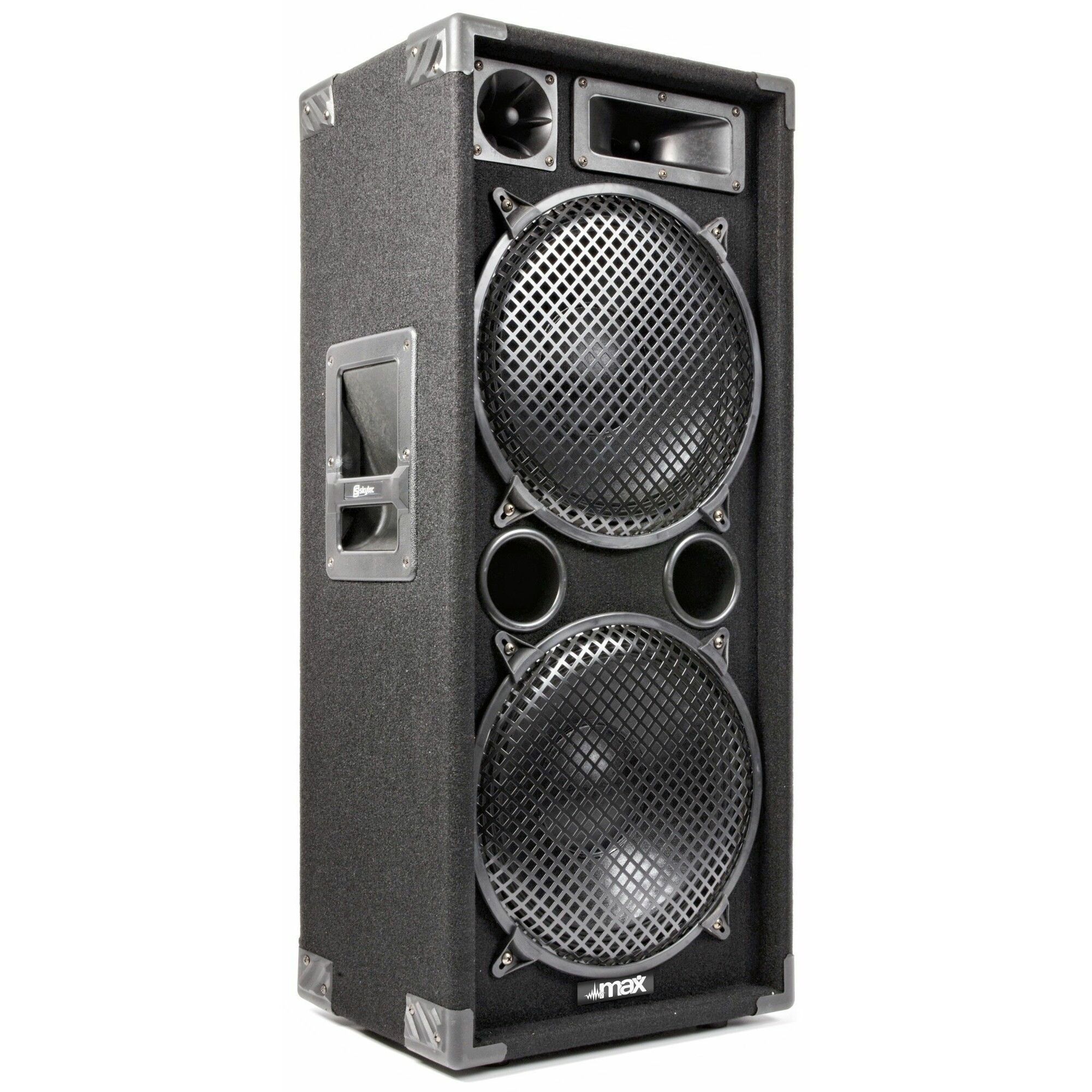 MAX212 Kit Sono DJ 5600W avec 4x Haut-Parleurs et Amplificateur Bluetooth