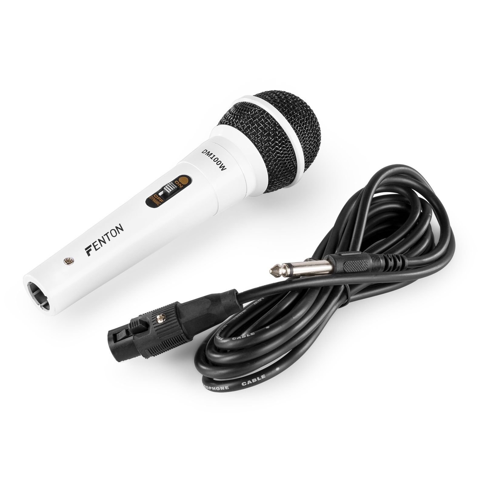 Microphone filaire avec câble jack 6.35 5m