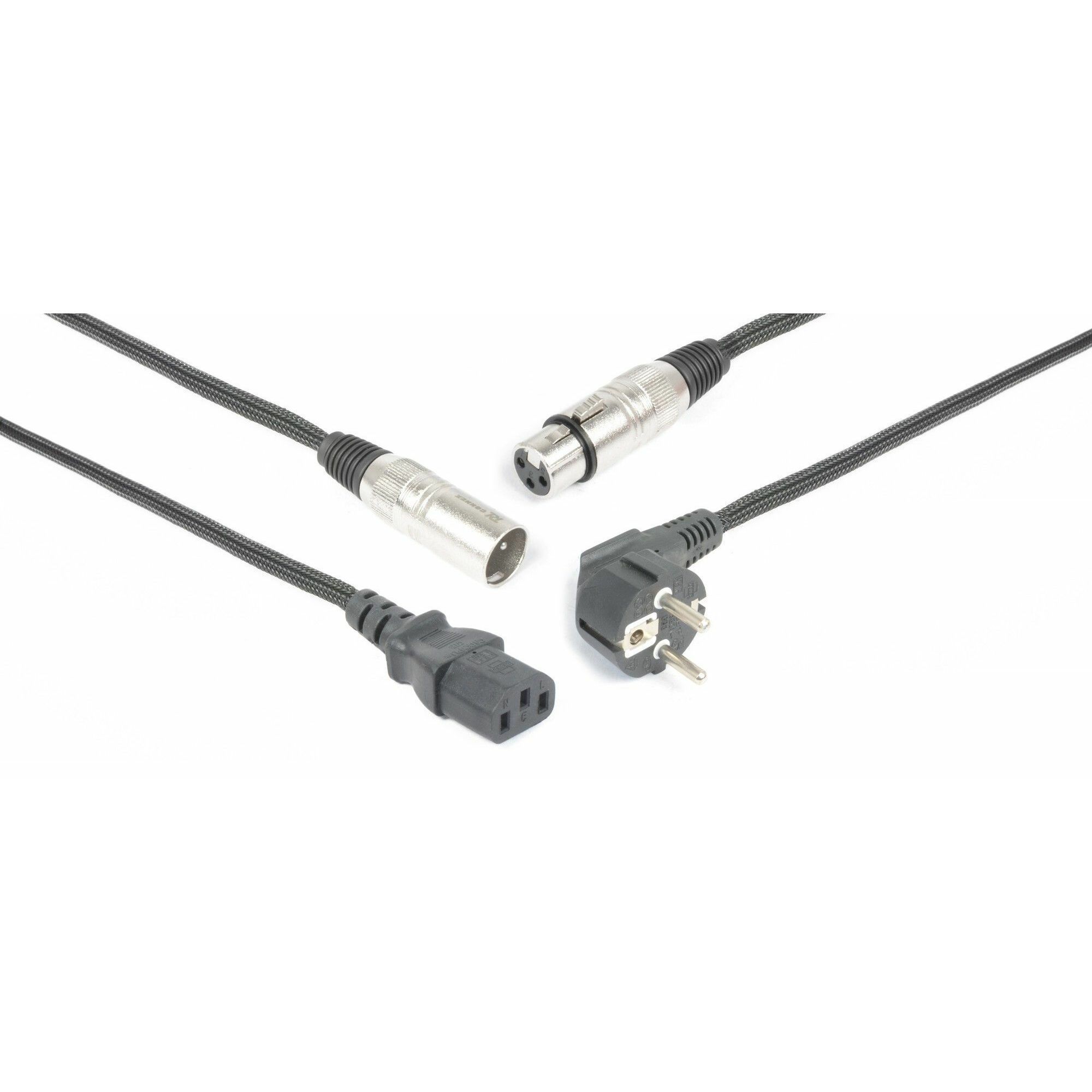 Pronomic Stage câble pour microphone XLR (10 m) - bleu métallique