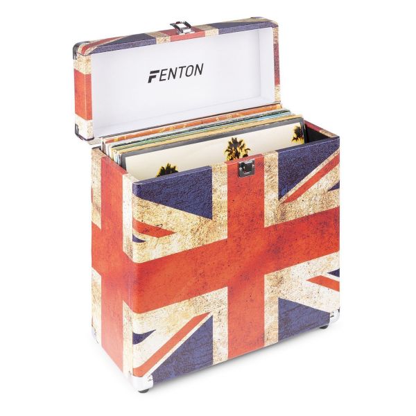 Fenton RC30 - Valise pour disques vinyles - Drapeau britannique