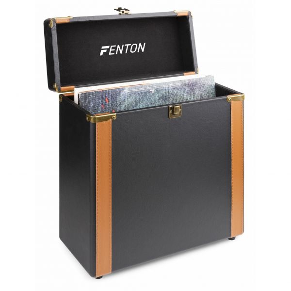 Fenton RC35 - Valise pour disques vinyles - Marron/Noir