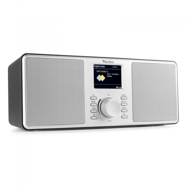 Audizio Monza Radio DAB stéréo avec Bluetooth - Argent