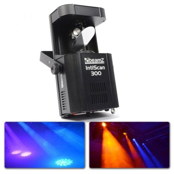 BeamZ Professional INTISCAN 300 - Scanner LED 30 Watts, 8 canaux DMX, 8 gobos, mode DMX