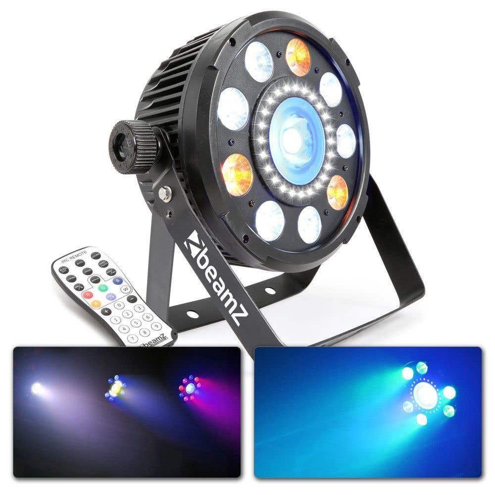 BeamZ BX94 - Projecteur PAR multifonction, 9x LED de 6W, RGBW, mode DMX
