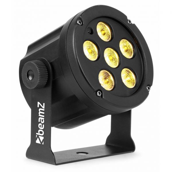 BeamZ SLIMPAR30 LED Projecteur PAR - 6 LEDs 3W CW/WW/UV