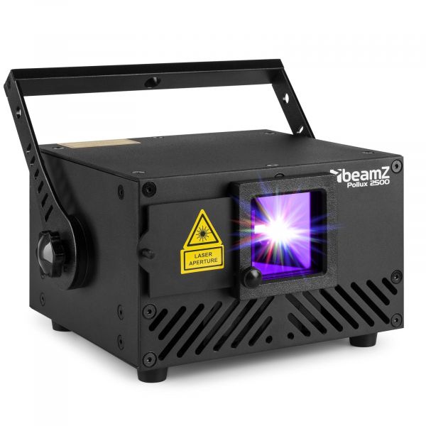 BeamZ Pollux 2500 Laser DJ RGB - 2500mW, Fonction DMX et ILDA