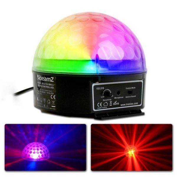 BeamZ Magic Jelly DJ Ball - 3x 3 W RGB