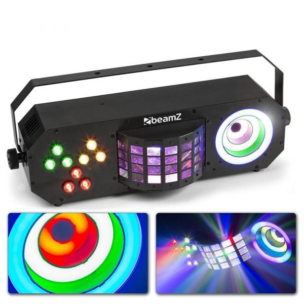 BeamZ Lightbox3 - Jeu de lumières LED, stroboscope, avec télécommande