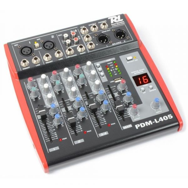 PDM-L405 Table de mixage 4 canaux MP3/ECHO