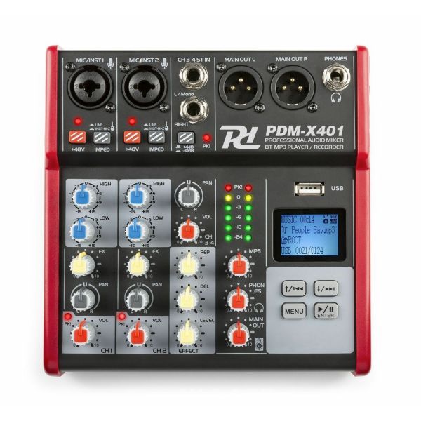 Power Dynamics PDM-X401 - Console de mixage 4 canaux