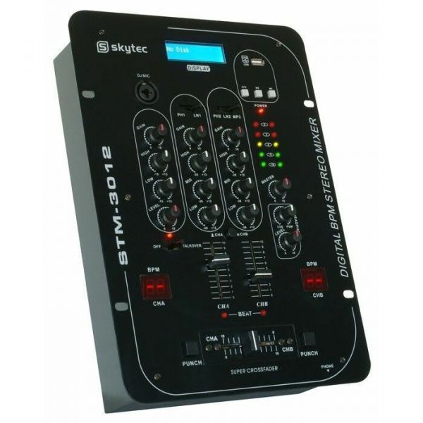 SkyTec STM-3012 4-Channel mixer USB/MP3