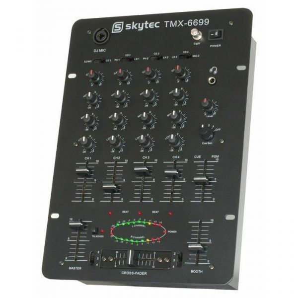 SkyTec STM-6699 4-Channel Mixer Black