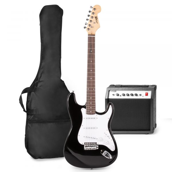 MAX Pack guitare électrique GigKit avec amplificateur 40 Watts - Noir