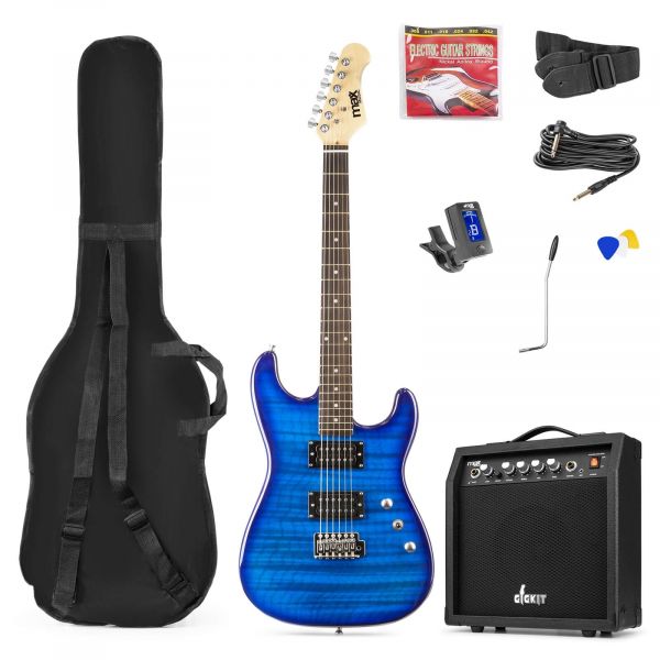 Pack Guitare Electrique GigKit Bleu