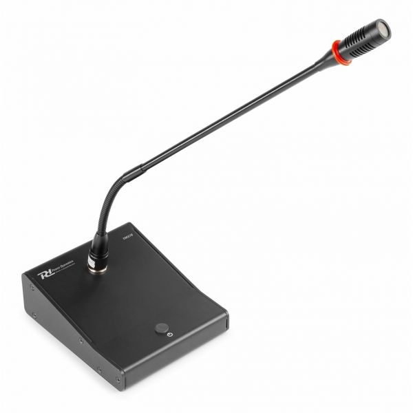 Power Dynamics TM370 - Microphone de Table - Noir