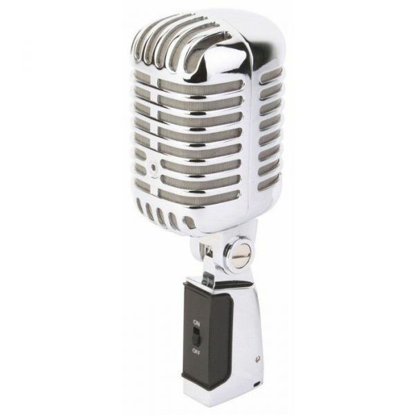 Power Dynamics PDS-M02 - Microphone Rétro Vocal - Argent