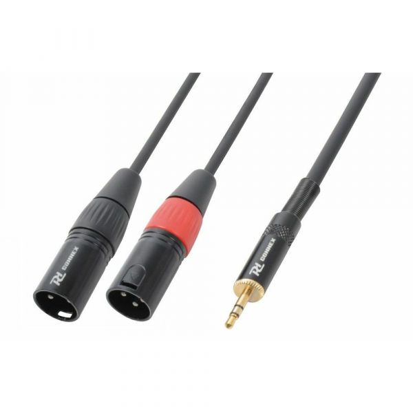 PD Connex Câble Audio 2x XLR Male/Jack 3,5mm - 1,5m