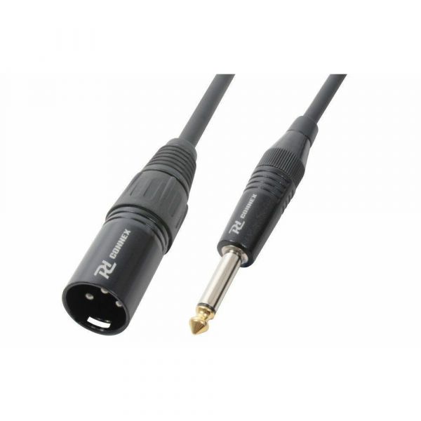PD Connex Câble Audio XLR Mâle/Jack 6,35 - 3m