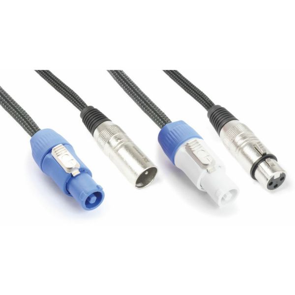 PD Connex ADP015 Câble combiné pour enceintes actives 1.5 mètre