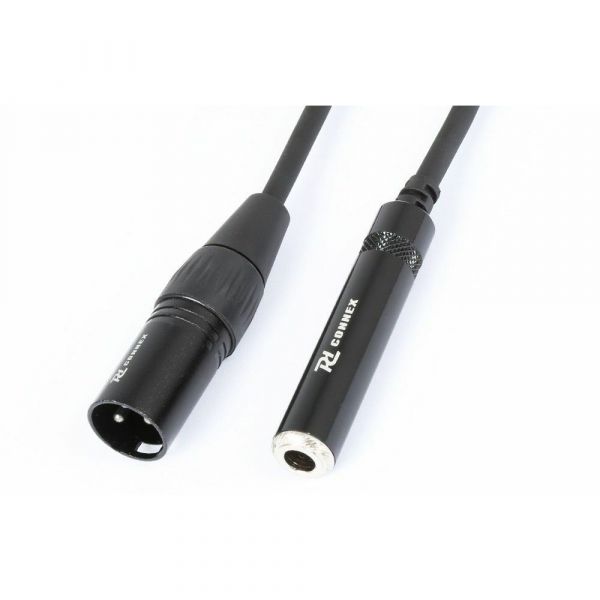 PD Connex Câble audio cordon convertisseur xlr mâle - 6,3m jack femelle - 0,15m