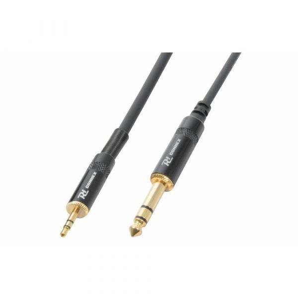 PD Connex Câble audio cordon jack 3,5 mâle stéréo / jack 6,5 mâle stéréo - 1,5m