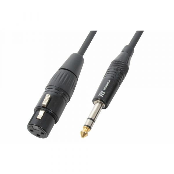 PD Connex Câble audio cordon xlr femelle / jack 6,35 stéréo - 1,5m