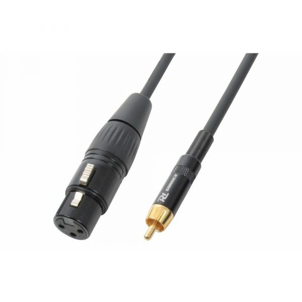 PD Connex Câble audio cordon xlr femelle - rca mâle - 3m
