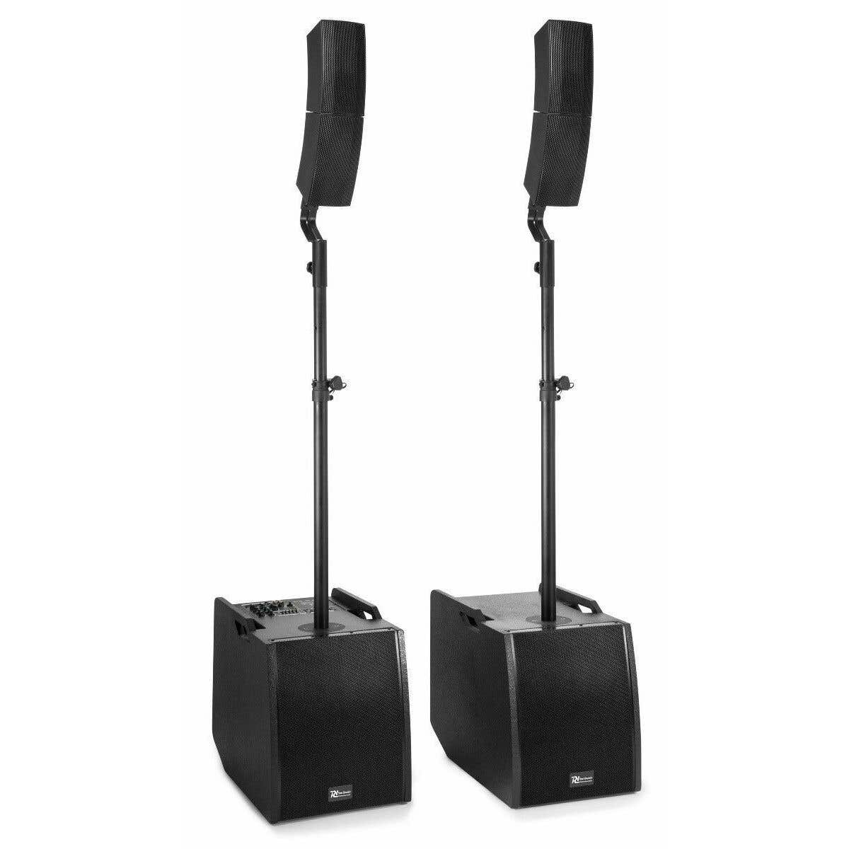 Power Dynamics PD1212 - Système triphonique actif avec Bluetooth, 800 Watts