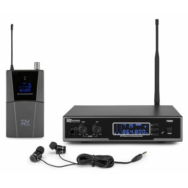 Power Dynamics PD800 - Système d'écoute intra-auriculaire UFH 20 canaux