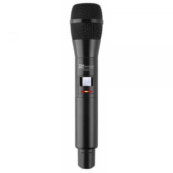 Power Dynamics PD504HH Microphone à main sans fil - micro pour récepteur PD504